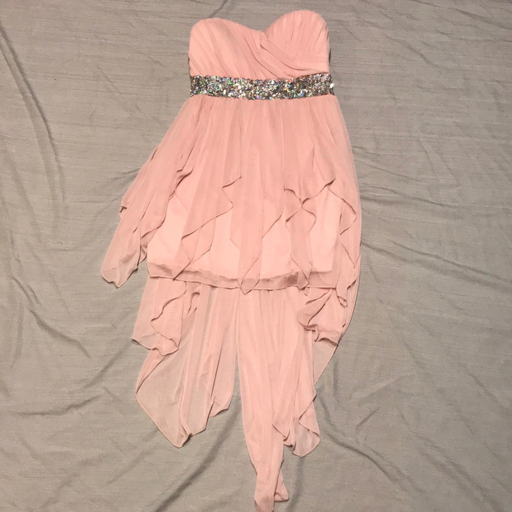 Blush color dress
